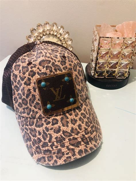 fake lv hat|upcycled louis vuitton hat.